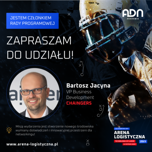 Bartosz Jacyna podczas Areny Logistycznej 2023