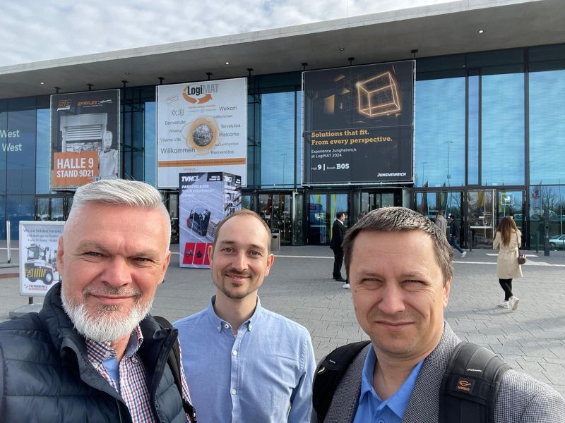 Zespół Chaingers podczas targów LogiMAT 2024